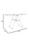 Strong Laundry Drying Rack Beige/White Color - 4