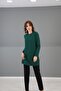 O-Neck Long Sleeve Blouse-Smog - 8