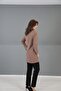 O-Neck Long Sleeve Blouse-Coffee - 5
