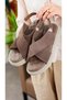 Women's Genuine Leather Cross Arched Orthopedic Sandals - 4