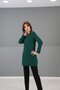 O-Neck Long Sleeve Blouse-Smog - 3