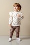 Baby Girl Velvet Comfortable Two-Piece Set - 3