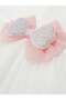 Girl's Bow Detailed Tulle Dress - 3