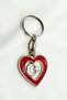 Heart Red Turkey Written Metal Keychain, Gift Moon Star Keychain - 5