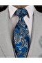 Italian Style Combination Suit Jacket Vest Pant Blue T14038 - 2