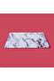 Marble Patterned Glass Cutting Board - White - 30X40 cm