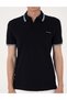 Navy Blue Slim Fit 100% Cotton Polo Collar T-Shirt 50302625-Vr033 - 6