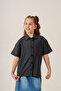 Girl's Baby Collar Half Sleeve Shirt 3171 - 4