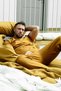Ira Men's Casual Sweatpants Mustard - 8