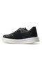 Men's genuine leather senaker daily shoes 25y ykm-250661 m black - 3
