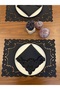 Rose - American Service Delik İşi Black - 35X50 cm 1 Piece - 4