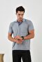 Men's Polo Collar Pocketed Dad Short Sleeve Plus Size T-Shirt - 3