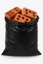 10 Pieces Industrial 80 X 110 cm Jumbo Black Handleless Bags (Debris Goods Garbage Transport Bags) - 4