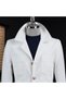 Italian Style Slim Fit Sports Men's Jacket Ecru T13748 - 2