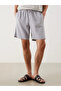 Lcwaikiki Classic Gray Knee Length Boy Basic Men's Swim Shorts - 2