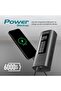 Aerify Smart Air Inflator – 25 L/min, 6000mAh Power Bank, LED & Safety Hammer – Black - 5