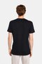 Men's Slim Fit Slim Fit 100% Cotton Soft Texture Printed Black Crew Neck T-Shirt - 5