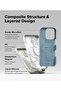 iPhone 16 Pro Case Cover | Macaron Silicone Magnetic Series | White - 4