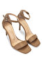 Women's Genuine Leather Mink Heeled Shoes - 2