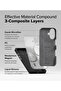 iPhone 16 Case Cover | Bitmap Silicone Magnetic Series | Black - 4