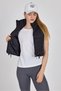Vestă neagră scurtă puf 7200 - 6