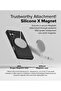 iPhone 16 Case Cover | Bitmap Silicone Magnetic Series | Black - 3