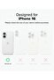iPhone 16 Case Cover | Bitmap Silicone Magnetic Series | Black - 2