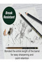 Canson XL Croquis Spiral Sketch 90Gr A5 50 Yp Pitt Graphite Matte 10B, 8B, 6B, 4B, 2B ,Hb Sketch Set - 5