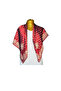 Edirne Red Classic Scarf 90X90 - 3
