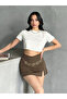 Women's Crew Neck Crop T-shirt