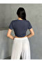 Women's Crew Neck Crop T-shirt - 5