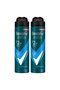 Men Anti-Perspirant Deodorant Active Dry Spray 2 x 150ml - Long-Lasting