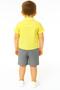 Baby Boy Linen Shirt and Shorts Set - 3