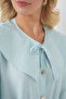 Women's Baby Collar Long Tunic 5967 - Turquoise - 6