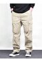 Men's Cargo Pocketed Gabardine Baggy Pants - 2
