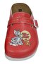 Women's Vegan Leather Orange Slippers - Warner Bros Tom and Jerry Design - 5