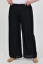 Women's Plus Size Wrinkle Pants 210076 Navy Blue - 3