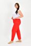Women's Cotton Plus Size Bottom Pajamas Red 27560 - 2