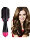 Electric Ion Blow Dryer Brush 1000W Hot Air Styler Volumizer Straightener Black