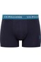 U.S. Polo Assn. Men's Printed-Navy Blue-Green 3-Piece Boxer 80515 - 2