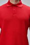 Men's Standard Fit Cotton Soft Texture Cool Waffle Fabric Polo Neck T-Shirt - 7