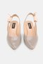 Women's Mink Patent Leather Genuine Leather 34-35-41 Number Heeled Open Back Shoes - 4