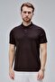 Men's Standard Fit Cotton Soft Texture Cool Waffle Fabric Polo Neck T-Shirt