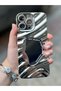 حافظة iPhone 16 Pro Max المتوافقة مع مرآة ثلاثية الأبعاد متموجة ولامعة - 8