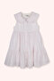 Girl's Collar Detailed White Dress