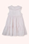 Girl's Collar Detailed White Dress - 2