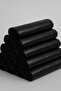 80X110 cm 1 Roll 10 Pieces Jumbo Size Black Roll Garbage Bag (Industrial Garbage Bag) - 4
