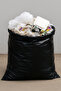 80X110 cm 1 Roll 10 Pieces Jumbo Size Black Roll Garbage Bag (Industrial Garbage Bag) - 3