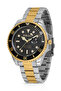 Mercek Calendar Rotating Case Men Wrist Watch Silver Gold Black Color Pl-0989E6X - 2