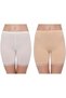 Women's/Girl's Cotton Stretchable Lace Cycling Shorts (Pack of 2) - 2